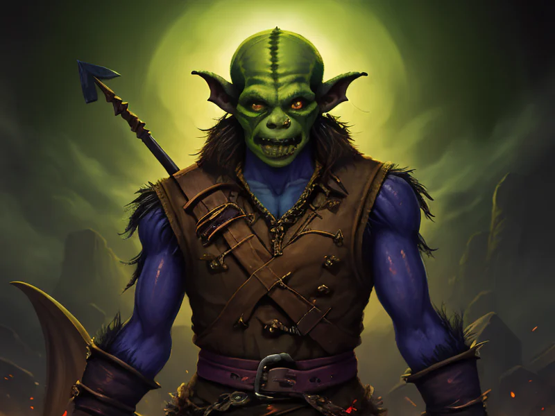 Spectral (Goblin:1.35), Pirate, A quiver of luminous arrows, waist-up shot