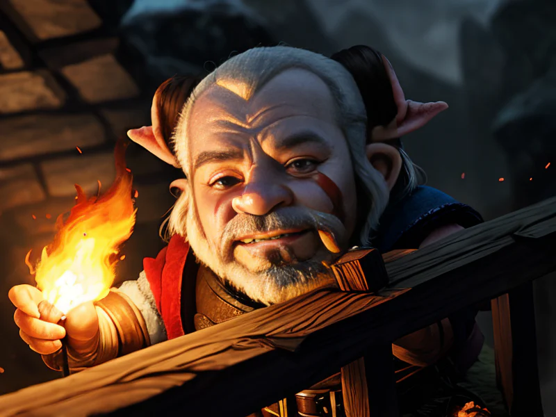 Ferocious (Dwarf:1.35), Warden, On a narrow bridge made of translucent crystal, medium close-up