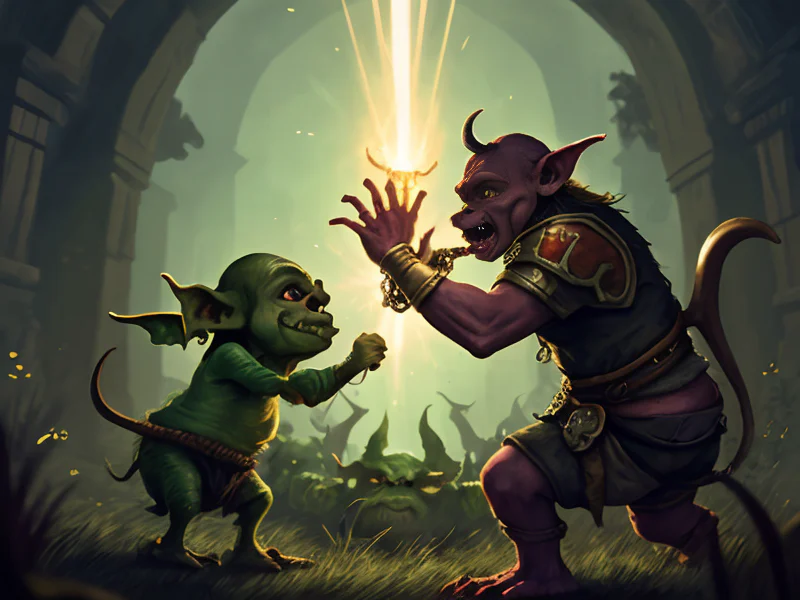 Reserved (Goblin:1.35), Pirate, A chain of tiny mirrors hanging from the neck, dynamic angle