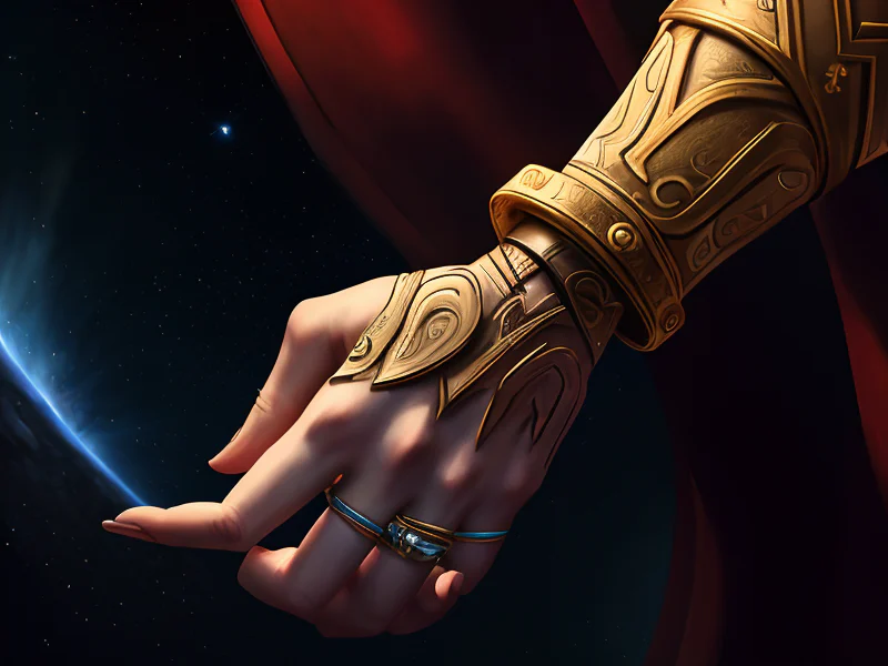 Loyal Human male, Caucasian, Battlemage, A ring of tiny stars orbiting their wrists, dynamic angle
