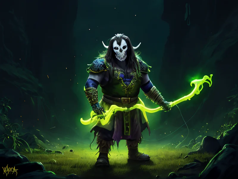 Ascendant (Dwarf:1.35), Myrmidon, A bowstring humming with ancient magic, three-quarter view, powerful creature