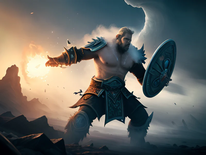 Unpredictable (Air Elemental:1.35), semi-transparent wind body, cyclone torso, cloud wisps, Surrounded by an icy mist aura, waist-up shot, powerful creature