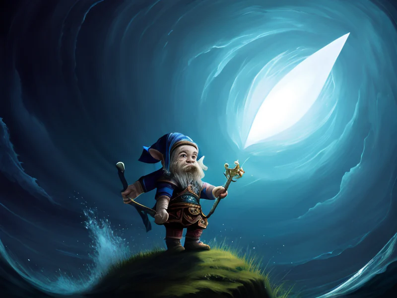 Swift (Dwarf:1.35), Cleric, Atop a fortress, low angle shot